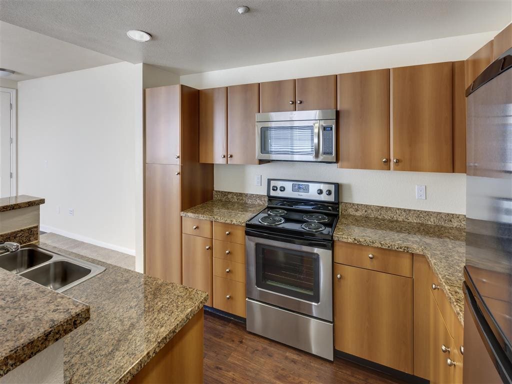 Museum Park Apartments Renovated Kitchen